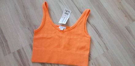 Elastický croptop, new yorker,m / s / xs