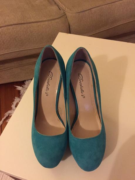 Topánky breckelles tyrkysové, 38