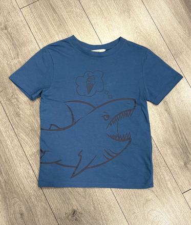 Žraločie tričko veľ. 122/128, h&m,128