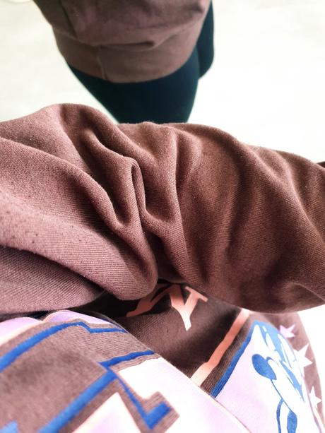 Mickey oversize mikina xs/s, h&m,xs