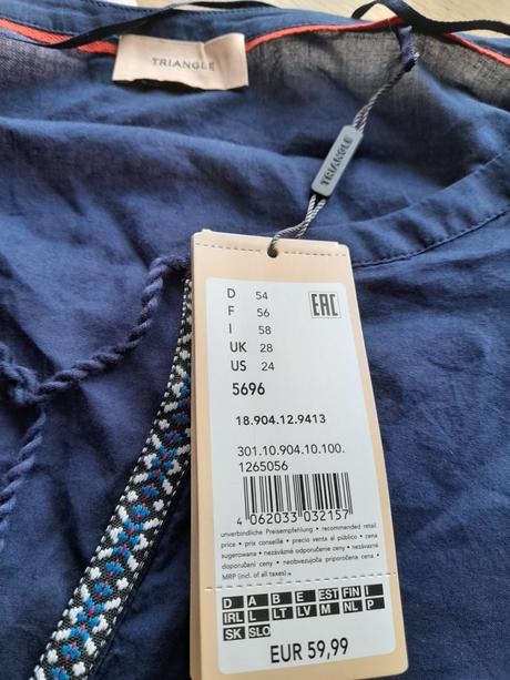 Tunika veľk. 54, s.oliver,4xl