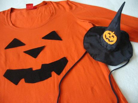 Hallowen klobuk+našivky, 