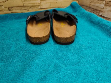 Birkenstock 45 - pánske kožené tmavomodré šľapky, birki,45