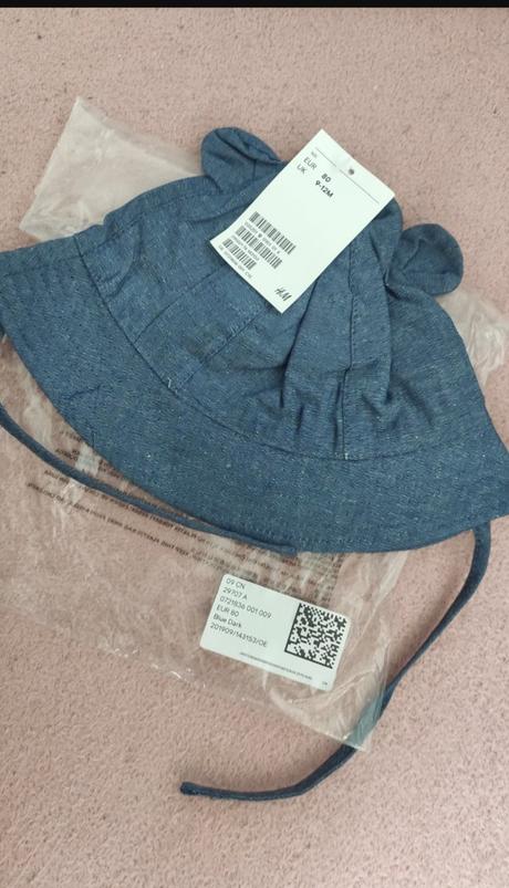 Nohavice na traky+ klobuk, next,68 / 74