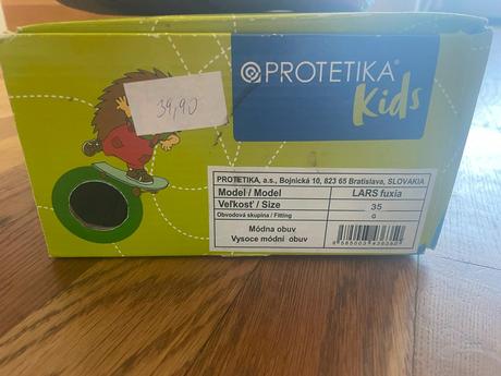 Barefoot tenisky, protetika,35