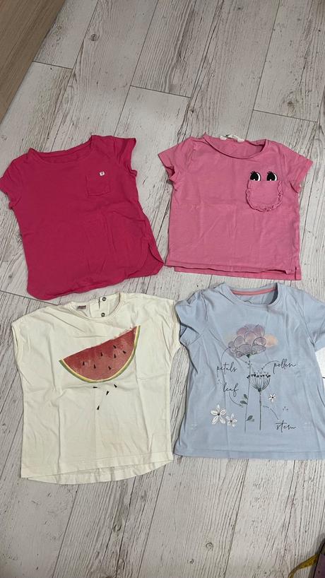 Tričko s krátkym rukavom 98 4ks, h&m,98
