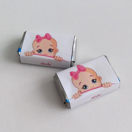 Miničokoládky na krstiny/narodeniny, 