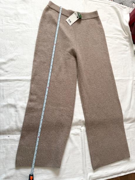 Pletené tepláky z vlny a kašmíru c&a, c&a,l