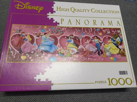 Puzzle princezné 1000ks,
