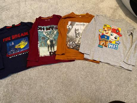 Detské trička dlhy rukáv, 116