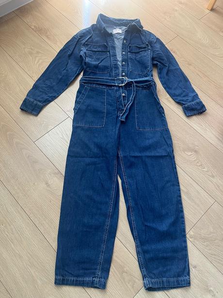 Dámsky rifľový overal, bershka,xs