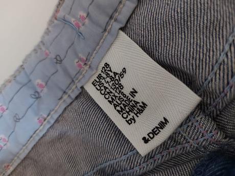 H&m rifľová sukňa 128 ako nová, h&m,128