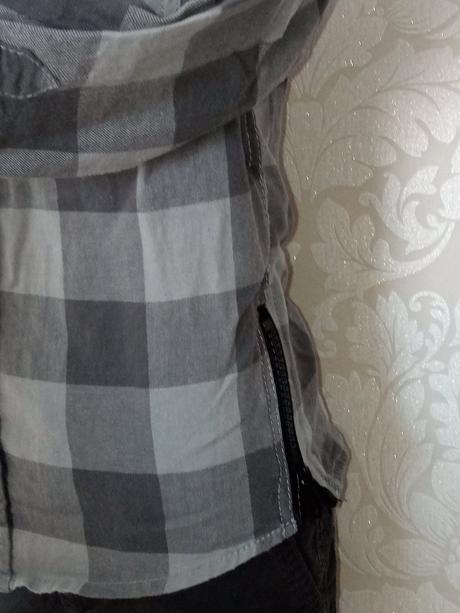 Chlapčenská kockovaná košeľa so zipsami (3-4 r.), dopodopo,104