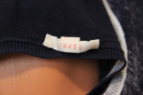 Bavlnený modrý sveter, esprit, esprit,m