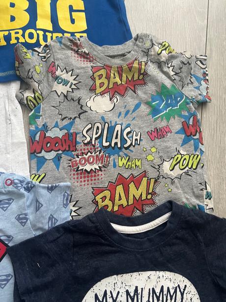 Trička na leto 5 kusov, 68