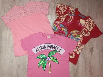 Balík dievčenských tričiek, 140–152