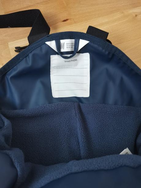 Nepremokavé nohavice zateplene, h&m,92