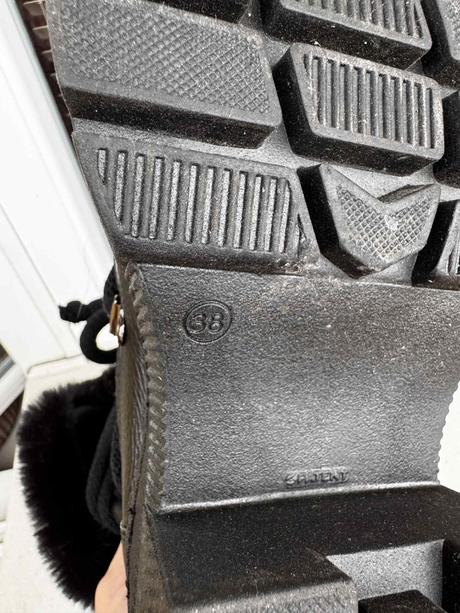 Krásne kožené zateplené topánky 38, 38