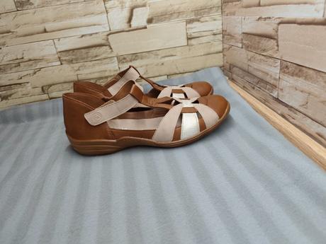 Rieker - remonte 41- dámske kožené sandále, rieker,41