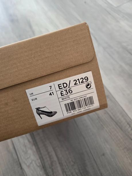 Biele lodičky s remienkom, next,41