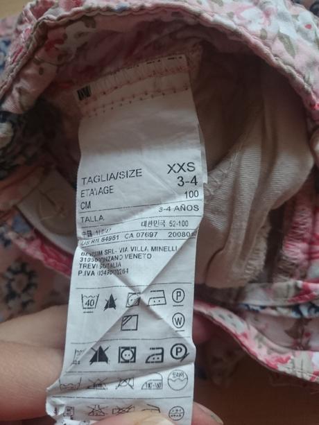 Letné nohavice, benetton,98