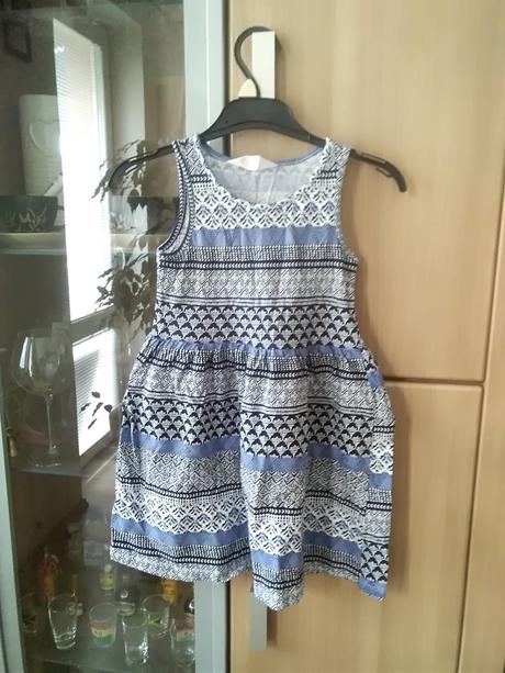 Letné šaty pre dievčatko, h&m,110
