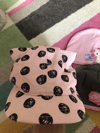 Šiltovka s uškami h&m + 3ks tenkých ciapociek, 92