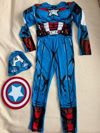 Detsky kostým kapitán amerika veľ.122/128, 