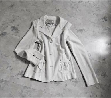 Bavlnené voľnočasové tričkové sako, l