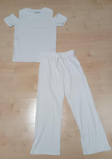 Elegantné široké nohavice s tričkom, reserved,152