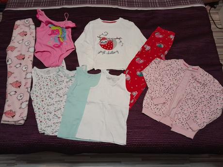Balík oblečenia pre dievca 128-134, 122–134