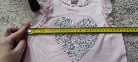 Letné šaty s trblietavým srdiečkom, dopodopo,128