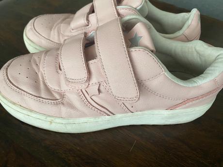 Ruzove kozene tenisky, zara,36