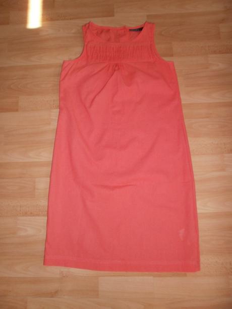 Marhuľovoružové plátené šaty, esmara,38