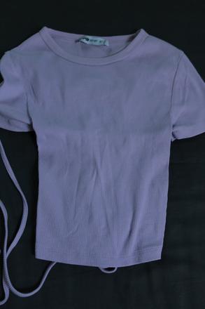 Šnurovacie tričko, s