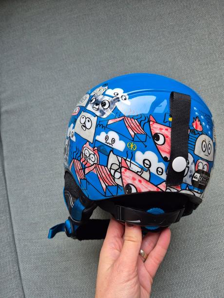 Detska lyziarska helma a okuliare, quicksilver,l