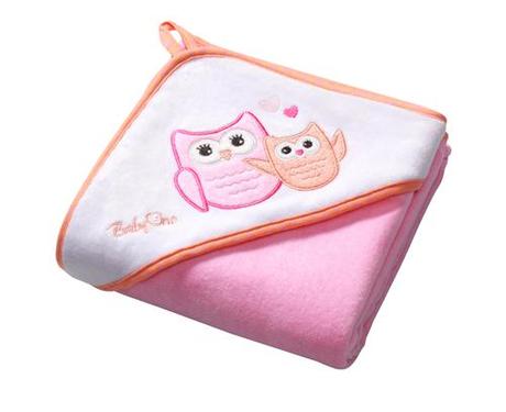 Baby ono 137/01 velúrová osuška s kapucňou sovy, 7,