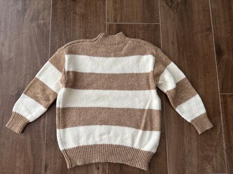 Pásikavý sveter, mango,xs