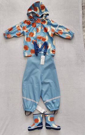 Súprava do dažďa slimáky fix nepremokavá, lindex,92