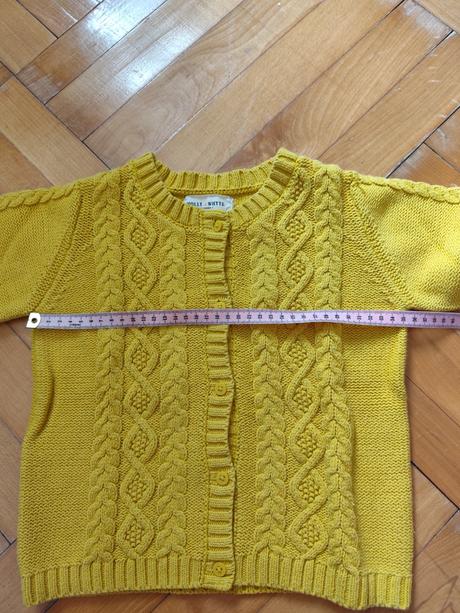 Horčicovožltý sveter, lindex,122