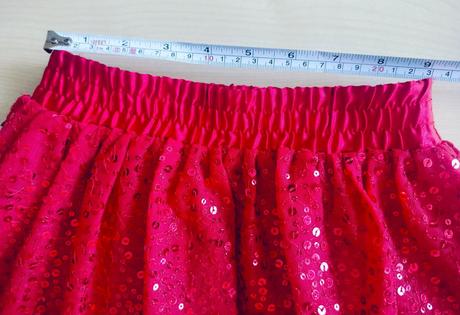 Sukňa s trblietkami, 110