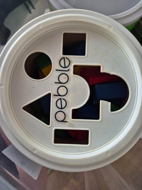 Drevené kocky vkladačka 70ks, 