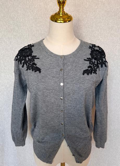 Mohito sveter s čipkovanými detailami, mohito,s