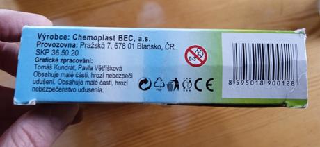 Chemoplast abeceda - skladačka s písmenami a čísla, 