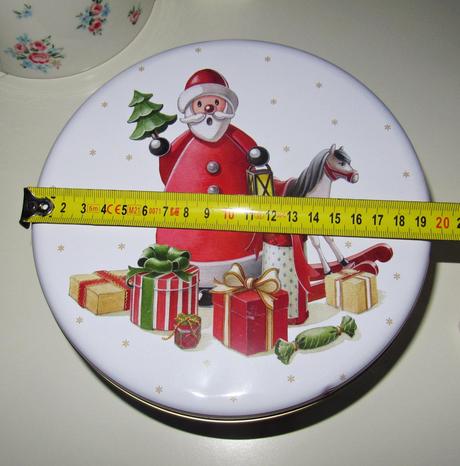 Vianočná plechová dóza villeroy boch, 