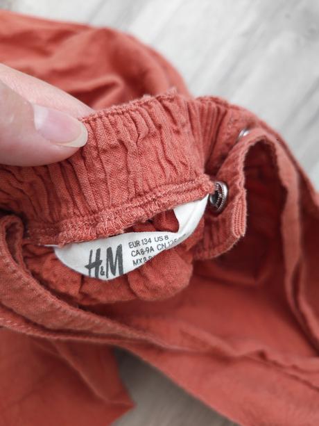 Sukňa s trakmi, h&m,134