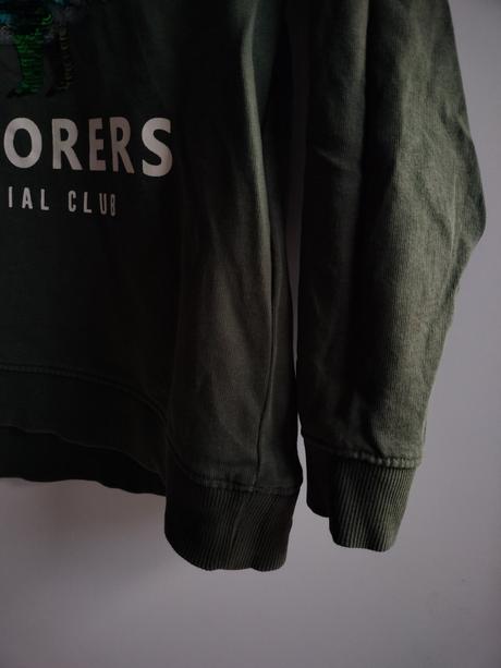 H&m flitrovaná dinosaur mikina, h&m,128