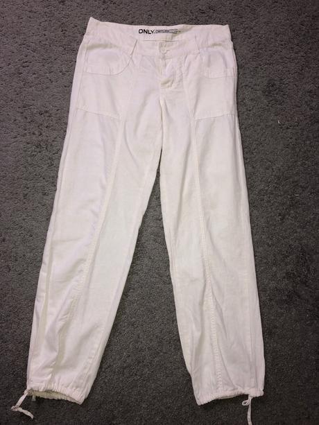 Biele nohavice only, only,m
