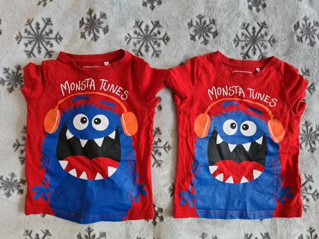 Chlapcenske tricka s motivom strasidielka dvojicky, c&a,104