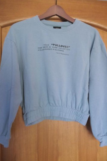 Kura collection original peckova crop mikina s/m, s